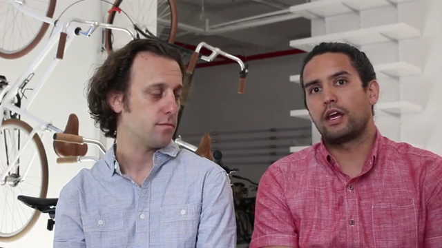 DAVE WEINER & CONNOR SWEGLE--co-founders of PRIORITY BICYCLES